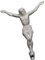 Yardwe Jesus Kreuz Kruzifix Figur Religiöse Statue Kirche Jesus Schmuck Für DIY Katholische Hängende Wanddekoration Kruzifix Wandkreuz