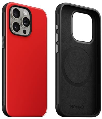 NOMAD Sport Case iPhone 15 Pro Max Night Watch Red