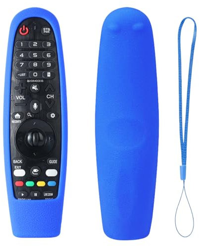 Silicone Protective Case for LG MR20GA MR19BA MR18BA MR650A MR600 Remote Control, Anti-Slip Cover for LG AKB75855501 Magic Remote Skin Protector - Not Glow Blue