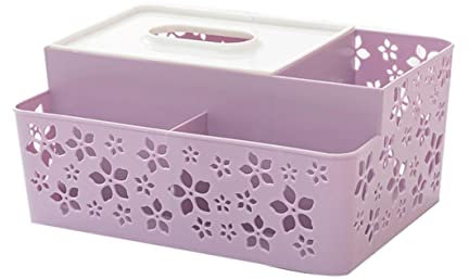 ZXCMY Conveniente Porta fazzoletti da Tavolo Porta fazzoletti Rettangolare Porta fazzoletti in plastica Porta fazzoletti Semplice Moderno Riutilizzabile