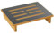 FALANZATH Tritthocker Aus Massivholz Mit Rutschfester Gummiauflage,Einstufiger Hocker–39,8x32x8,8cm,Vielseitig Einsetzbar für Küche,Badezimmer,Büro,Einfach zu Reinigen,Umweltfreundlich und Langlebig
