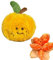 Orange Obst Plüsch Spielzeug, Niedliches Orangen Plüschtier Plüsch Mandarine Spielzeug Schale Mandarine Plüschspannungsreliever Abnehmbares Orangefarbenes Spielzeug Für Kinder