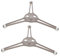 WEKADRIN 2pcs Microwave Turntable Roller Sturdy Tripod Support for Oven Turntable Compact Design for Efficient Microwave Tray Support and Easy Assembly