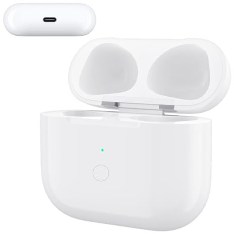Charging Case for Air Pods 4 Gen Only USB-C Port, Wireless Charger Cases Compatible with Air pod 4 gen Replacement case, Support Blue-Tooth Pairing,Type-c (Earbuds Not Included)