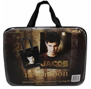 GAOAG Twilight Saga New Moon Jacob und Tattoo Fleecedecke und Tragetasche-Set