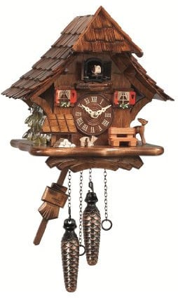 Engstler Reloj cucú de cuarzo Casa de la selva negra EN 492 Q