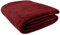 ZOLLNER Kuscheldecke flauschig in 220x240 cm - weiche und langlebige Sofadecke in weinrot - waschbar bis 40°C - Mischgewebe - mit elegantem Einfassband - Hotelqualität - Oeko Tex® Zertifiziert