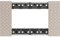 Living Now Plaque 4 modules en plastique effet Pixel, optique