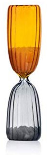 ichendorf Times Sablier 5 minutes en verre fum/ambre sable blanc