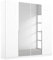 Rauch Möbel Alabama Schrank Kleiderschrank Drehtürenschrank in Weiß mit Spiegel 4-türig inklusive Zubehörpaket Classic 2 Kleiderstangen, 5 Einlegeböden BxHxT 181x210x54 cm