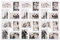 SPRINGOS Bilderrahmen Mehrfachrahmen Fotocollage 24 Fotos Fotorahmen Hoch-Querformat Kunststoffrahmen