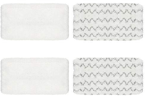 4 Pack Steam Mop Pads for Bissell Symphony 1252 1606670 1543 1652 1132 1530 11326 Vacuum and Steam Mop, Bissell 2747A Replacement Pads, Bissel Symphony Pet Mop Pads, Microfiber Washable & Reusable