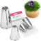 CukkiCakes 2er Set Profi Spritztüllen gras (133 und 234) zum Dekorieren von Torten and Cupcakes (Grastüllen)- Tüllen kompatibel mit Spritzbeutel/Spritzsack - Made in Korea