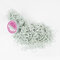 JASVERLIN Kleine weiße Gummibänder, winzige Mini-Kleinkind-Haarbänder elastische Pferdeschwanzhalter Scrunchies für Mädchen Baby Frauen 1/2 Zoll 1000 Stück