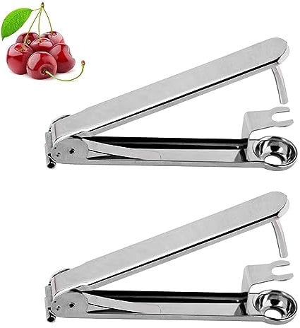 2 Denoyauteur Cerise Et Mirabelle,denoyauteur Cerise Electrique ,denoyauteur Olives ,Outil De Dénoyauteur De Cerises En Acier Inoxydable Fruit Outil Gadgets Cuisine Créatif