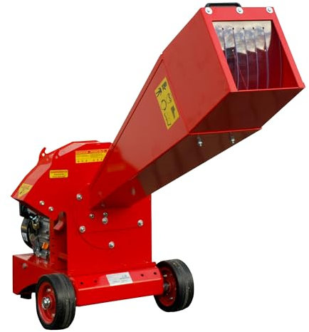 Yerd Garten-Häcksler BS65-50: Profi-Schredder/Mulcher/Recycler mit 2-stufigem Häcksel-Werk, 7 PS 4-Takt Benzin-Motor