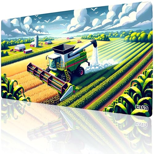 Tilt Schreibtischunterlage 100x50 cm Gaming Mauspad XXL | Rutschfester Mousepad Groß für Schreibtisch und PC Gadgets | Wasserdichter Desk Mat (Summer Harvest)