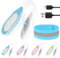 Ainiv Luz de Correr Running, 3 Modos Night Light Clip on Torch, Recargable Silicona Luz con Clip Magnético Fuerte para Enfermeras, Turnos Nocturnos, Carreras Nocturnas, Paseos con Perros (Azul)