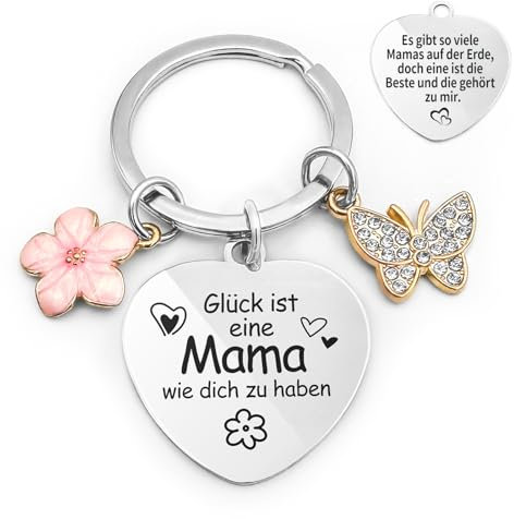 YISCOKO Geschenke für Mama,Mama Geschenk Schlüsselanhänger Geburtstagsgeschenk für Mama,Beste Mama Geschenk,Geschenk Mama,Schlüsselanhänger Mama,Mutter Geschenk.