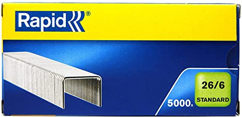 Rapid Heftklammern 26 6mm Standard verzinkt 5000 Stück