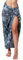 Ciffre Sarong Pareo Wickelrock Strandtuch Tuch Wickeltuch Handtuch + Schnalle Gecko Grau