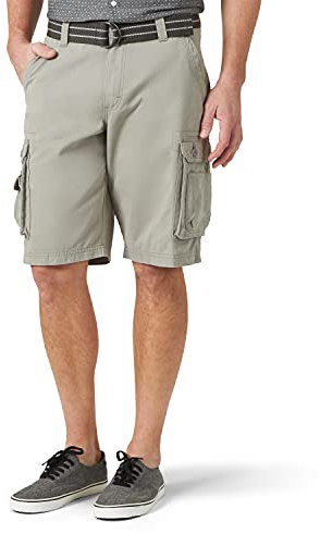 Lee Dungarees New Belted Wyoming Cargo Short Pantaloni Uomo, Cemento, 48