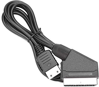 helpers lab Câble Cordon AV RGB avec Câble Péritel avec boîtier de Couleur pour PS3 / PS2 / PSOne PAL