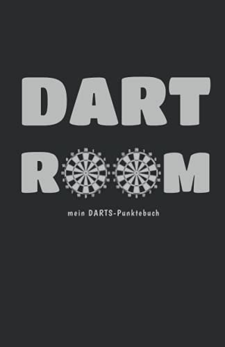 DART ROOM mein DARTS-Punktebuch - darts score book: Ergebnisbuch für Deine Dart-Runden - 100 Tabellen für bis zu 3 Spieler