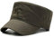 HUA YANG Herren Army Cap Baseball Caps Military Flat Cap Kappe Verstellbar Vintage Baumwolle Sun Mütze (Armee grün)