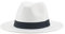 QBQZXAOSOWH Fedora Trilby Hüte Für Frauen Beige Ribbon Band Hüte Für Männer Panama Hochzeit Dekorieren Frauen Hut 52-54 cm (Kinder) Weiß