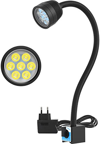 YouTeMei Maschinenlampe mit Magnetfuß Magnetische LED Drehmaschine Lampe 14W Flexibel Wasserdicht Arm Licht mit Magnetic Base für Handwerk, CNC, Werkbank…