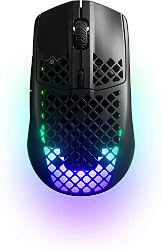 Steelseries Aerox 3 Mouse gaming wireless Bluetooth®, Senza fili (radio) Ottico Onice 6 Tasti 18000 dpi Ergonomico, Ill