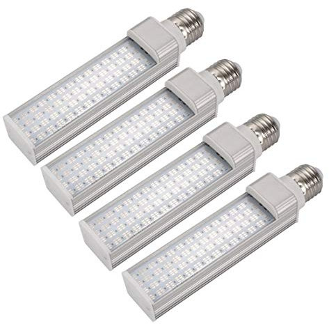 XYZOOM 4er-Pack DIY-Zubehör für PLC-Lampe E27 11W PL-C-Lampengehäuse-Kit mit klarer Abdeckung(397c1 8b08e 6367a a097a eabee e564a