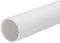 QUARKZMAN PVC Rohr, Durchmesser 36mm Länge 200mm Rund Kunststoffrohr für Garten, Aquarium, Wasserleitung, Kabelkanal, lüftungsrohr (Weiß)