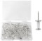 BOUMVID 100 Stück Transparente Reißzwecke, Pinnwandnadeln Reißnagel mit Plastikbox, Karte Nagel Pinnadeln Reißzwecken Pins, Durchsichtig Reißnägel Pins für DIY Bulletin Board Kork Boards Wandkarten