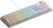 Glorious Gaming GMMK 3 HE: Teclado Respuesta rápida, Hall Effect, sondeo 8K, switches magnéticos y mecánicos MX, Teclado 100% Hot Swap, Juntas modulares, PBT Doble inyección, QWERTZ alemán - Blanco
