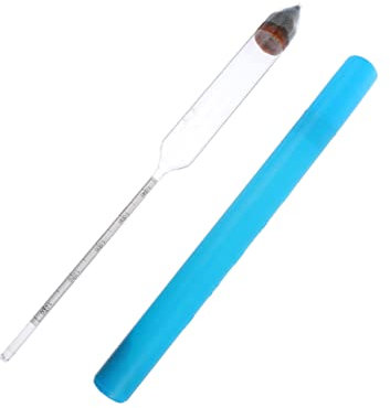 COSMEVIVI 2 Stück Glas Salzmessgerät Für Aquarien Salinitäts Hydrometer Aus Glas Geeignet Für Meerwasser Und Aquakultur Langlebig Und Bruchsicher