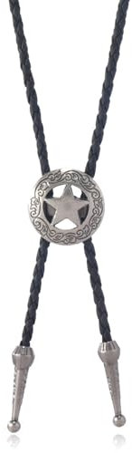 Cowboy Bolo Tie,Cowboy Kostüm Herren Halskette Accessoires,Leder Bolo Krawatte Cowboy,Krawatten Anhänger Kette Deko,für Westernhemd Herren,Cowboy Hemd Herren,Western Hemd,Western Outfit Damen