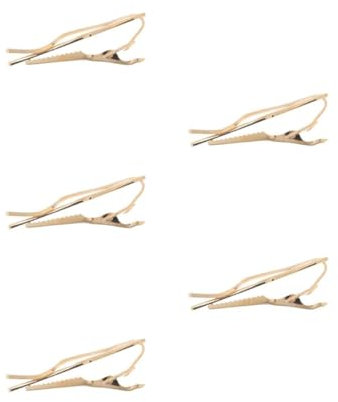 WRITWAA 5 Pièces D'Affaires Simple Pince À Cravate Cravates Accessoires Pour Hommes Pinces À Cravate 3D Fourchette Et Couteau Clip Anniversaire Papa Couteau Épingle À Cravate Accessoires