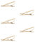 WRITWAA 5 Pièces D'Affaires Simple Pince À Cravate Cravates Accessoires Pour Hommes Pinces À Cravate 3D Fourchette Et Couteau Clip Anniversaire Papa Couteau Épingle À Cravate Accessoires