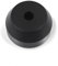 sdroceRyaM 45 RPM Plattenadapter für 7-Zoll-Vinyl-Schallplattenspieler Plattenspieler 45 Adapter für Plattenspieler Hergestellt aus Aluminium (Schwarz) (elliptisch)