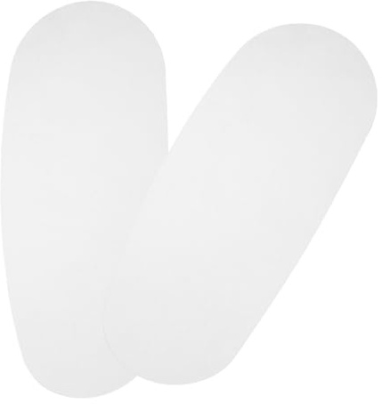 ABOOFAN 2 Stück Pvc Linsenabdeckung für Sandstrahlhelme 0,5mm Robuste Schutzfolie für Innenlinse Geeignet für Sandstrahlarbeiten Weiß Langlebig