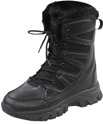 Générique Apres Ski Femme Bottes Neige Homme Botte Hiver Écharpe Rouge Fourrées Imperméable Boots Chaussure Femmes Chaussures Bottine Bottillons Echarpe Bottines Noires De Coffret Grand Froid