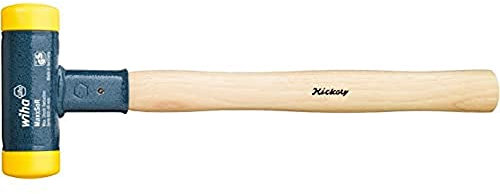 Wiha Schonhammer rückschlagfrei, sehr hart mit Hickory-Holzstiel (39012) 50 mm