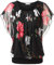 BAISHENGGT Damen Sommer Netz Bluse Flatter Kurzarm Tshirt Rundkragen Falten Elegant Oberteile Top Blusen Schwarz L