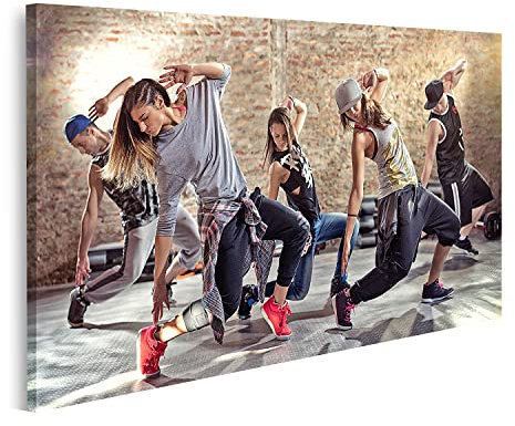 islandburner Bild auf Leinwand Break Dance Gruppe Tanz Unterricht Bilder Wandbilder Poster
