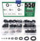 Keadic 550Pcs Spring Lock Washer Assortment Kit Black Zinc Plated Alloy Steel, 9 Sizes - M2 M2.5 M3 M4 M5 M6 M8 M10 M12