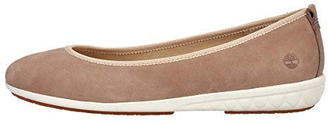 Timberland Bradstreet Ultra Ballerina Leather Taupe Nubuck 7.5 B (M)