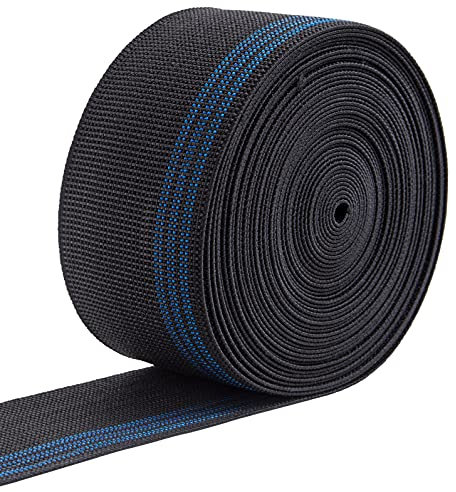 IPEA Elastischer Gurt für Sofas, Stühle, Sessel – 10 Meter lang – 70 mm breit – 3-reihig für Polstermöbel, Sitze, Rückenlehnen – Elastizität 70%