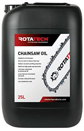 Rotatech 25L 25 Litre Universal Chainsaw Chain & Bar Oil For All Makes & Models ISO 100